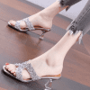 Cool and Comfy Crossover Sandals - Silver