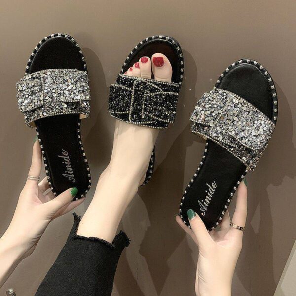 rhinestone fashion ladies summer sandals