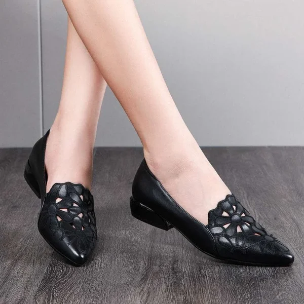 summer new hollow hole shoes soft bottom