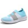 Faux Leather Everyday Sneakers for Girls - Blue