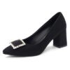 Thick heel single shoes women - Black