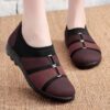 Mothers Foot Cloth Shoes - Brown