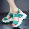 Balance heel BH372 - Green