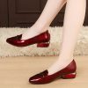 Box Heel BOXH165 - Wine red