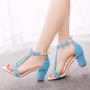 Box Heel BOXH477 - LIght Blue