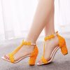 Box Heel BOXH477 - Yellow