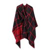 Shawl 28 - Red and black