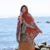 Shawl 02 - Lucky Cloud Orange