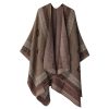 Shawl 32 - Huizi pattern-khaki