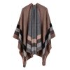 Shawl 21 - Four Stripes-Khaki