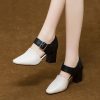 BOXH752 box heel - creamy-white