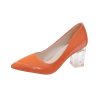 BOXH749 box heel - Orange