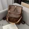 new all-match woven backpack - Brown