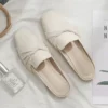 Baotou half-slippers women - Apricot
