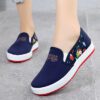 all-match slip-on breathable loafers - Blue
