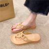 Slipper  SL413 - Light brown