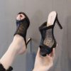 Pencil Heel PH077 - Black