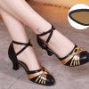 Pencil Heel PH306 - Black and Gold