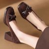 Box Heel BOXH546 - Brown