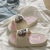 Slipper SL935 - White and pink