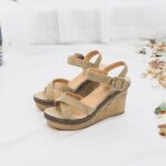 Glitter Glam Faux Leather Block Heels - Image 4