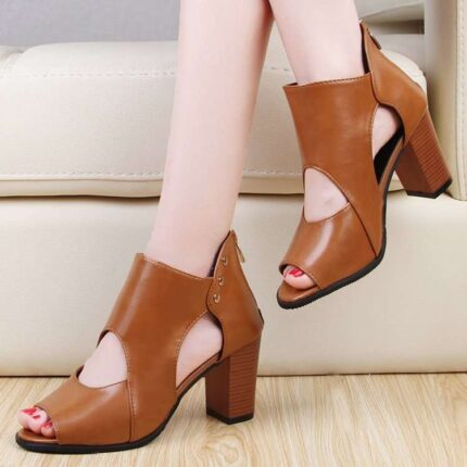 Ultra-Comfort Faux Leather Lace-Ups