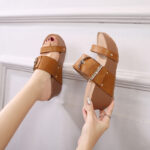 Faux Leather Sporty Sneakers for Girls - Image 2