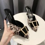 Vegan Leather Heeled Girl Shoes