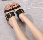 Faux Leather Sporty Sneakers for Girls - Image 4