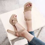 Faux Leather T-Strap Girl Heels - Image 2