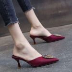 Classic Faux Leather Girl High Heels - Image 4