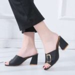 Step into Summer middle-heeled slippers - Image 5