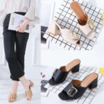 Step into Summer middle-heeled slippers - Image 6