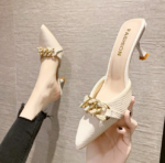 Faux Suede Kitten Heel Girl Shoes