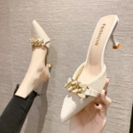 Faux Suede Kitten Heel Girl Shoes