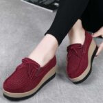 Trendy Vegan Leather Sneakers - Image 2