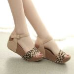 leather leopard print horse hair