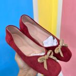 Glimmer Shine Faux Leather School Shoes